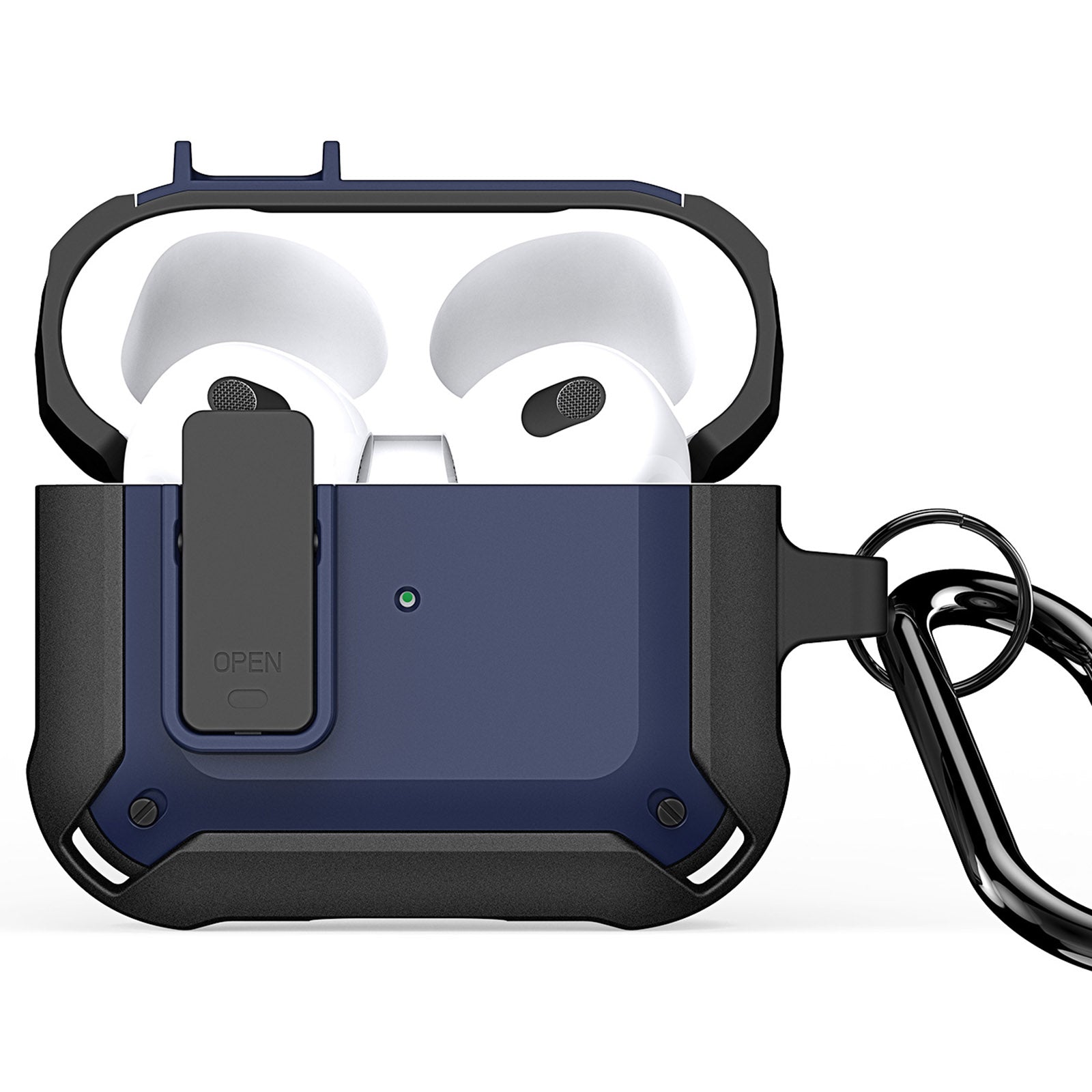 DUX DUCIS PECO Series for Apple AirPods 3 Earbuds Case Full Drop Protection Cover with Keychain DUX DUCIS PECO Series for Apple AirPods 3 Earbuds Case Full Drop Protection Cover with Keychain